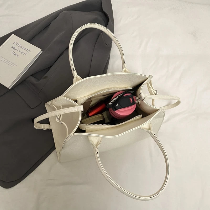 2025 Designer Handbags Luxury Top-handle Bags For Women Lychee Pattern Big Capacity Shopper Shoulder Crossbody Bags With 2 Sizes