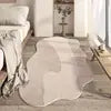 Machine Washable Carpet Area Rug for Bedroom Medium Pile Area Rugs Anti-Slip  Backing Thick Polyester Faux Wool Floor Carpet