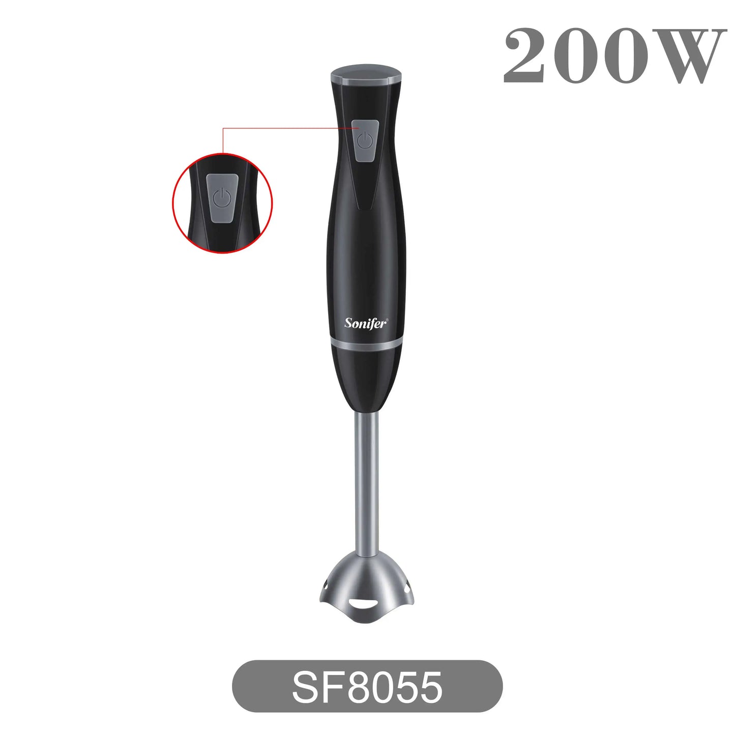 Blender Electric Food Mixer Kitchen Detachable Hand Blender Egg Beater Vegetable Stand Blend Stainless Steel Blade 220V Sonifer