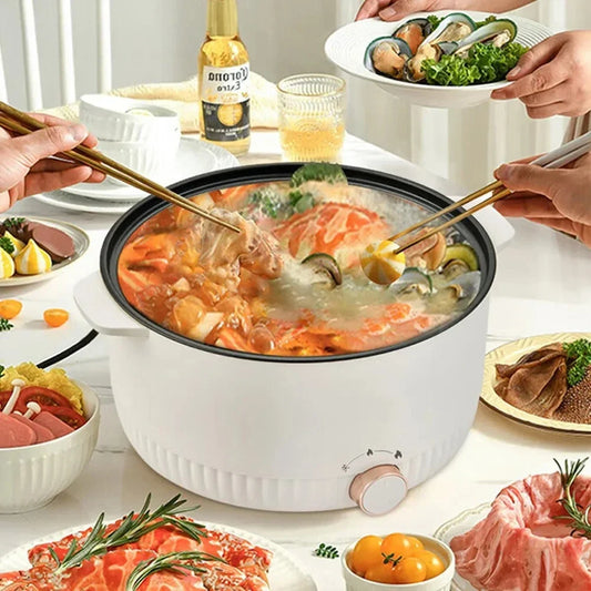 5L kitchen Electric Cooker Double Pot Multi-function cookers Household Non-stick Pan Hot Pot Rice Cooker Cooking Appliances