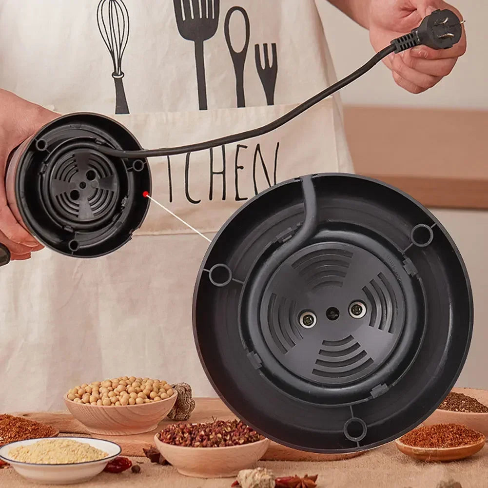 High Power Electric Coffee Grinder Kitchen Cereal Nuts Beans Spices Grains Grinder Machine Multifunctional Home Coffee Grinder