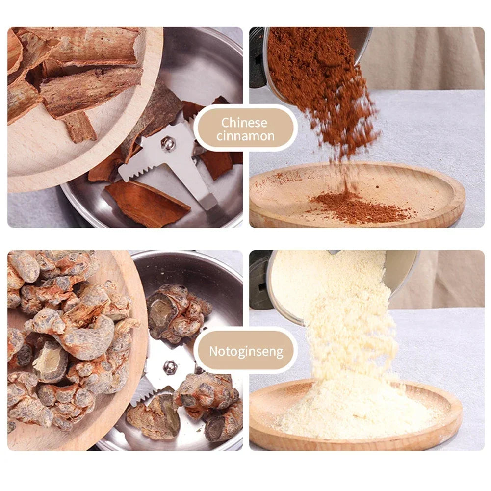 High Power Electric Coffee Grinder Kitchen Cereal Nuts Beans Spices Grains Grinder Machine Multifunctional Home Coffee Grinder