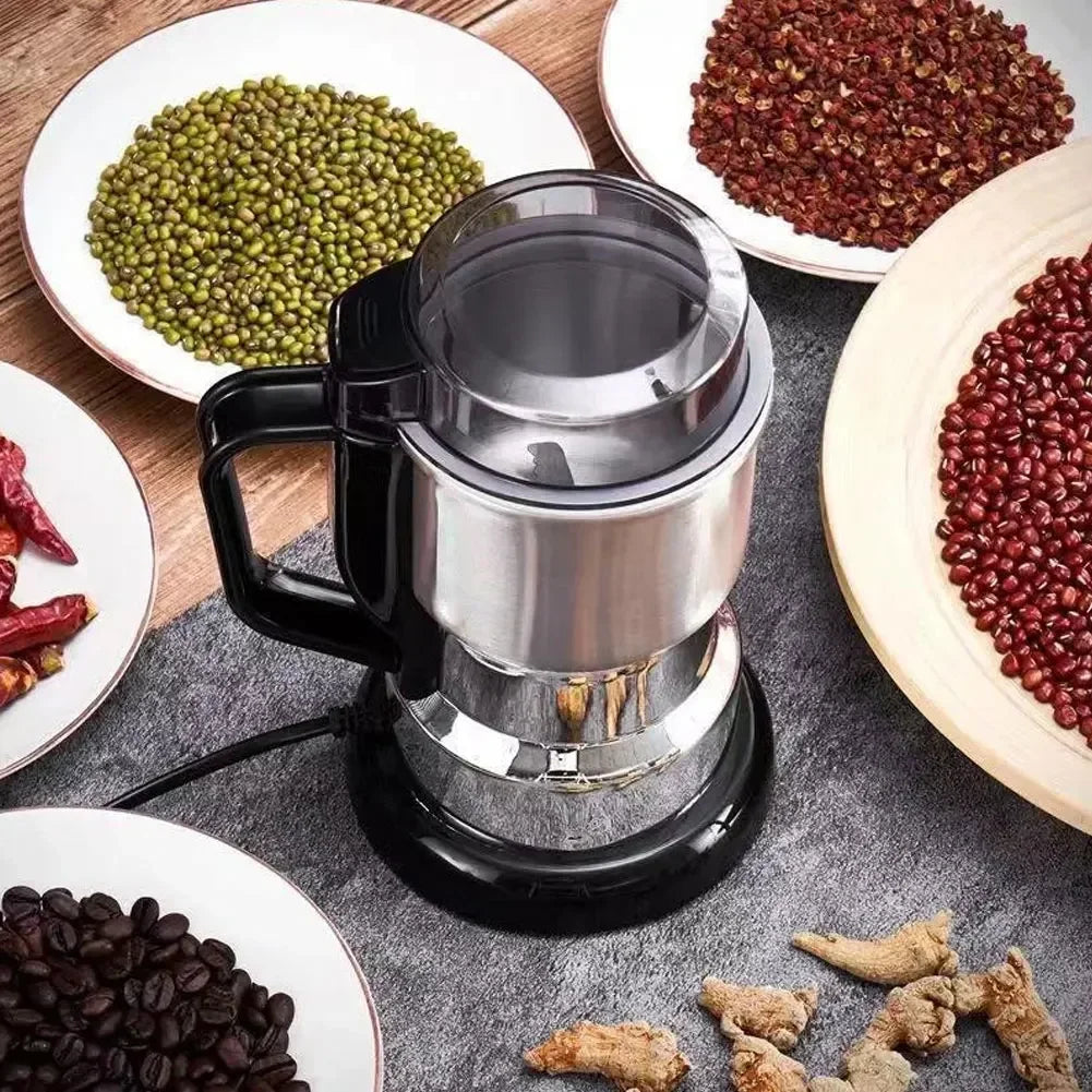 High Power Electric Coffee Grinder Kitchen Cereal Nuts Beans Spices Grains Grinder Machine Multifunctional Home Coffee Grinder