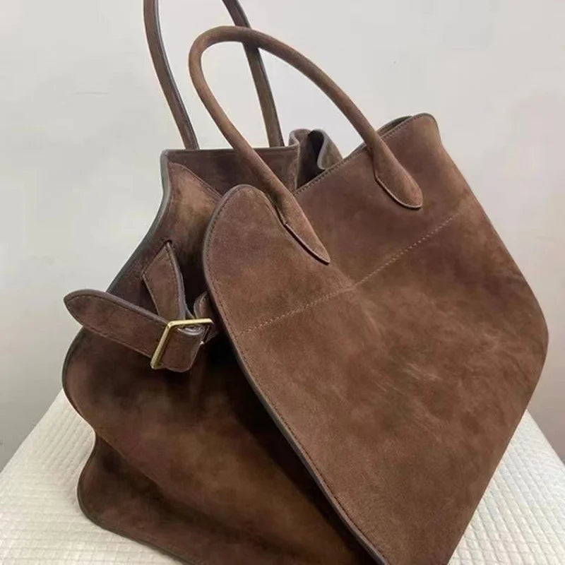 Tote Bag Women'S New Autumn And Winter High-End Niche Design Large-Capacity Retro Commuter Handbag Gift
