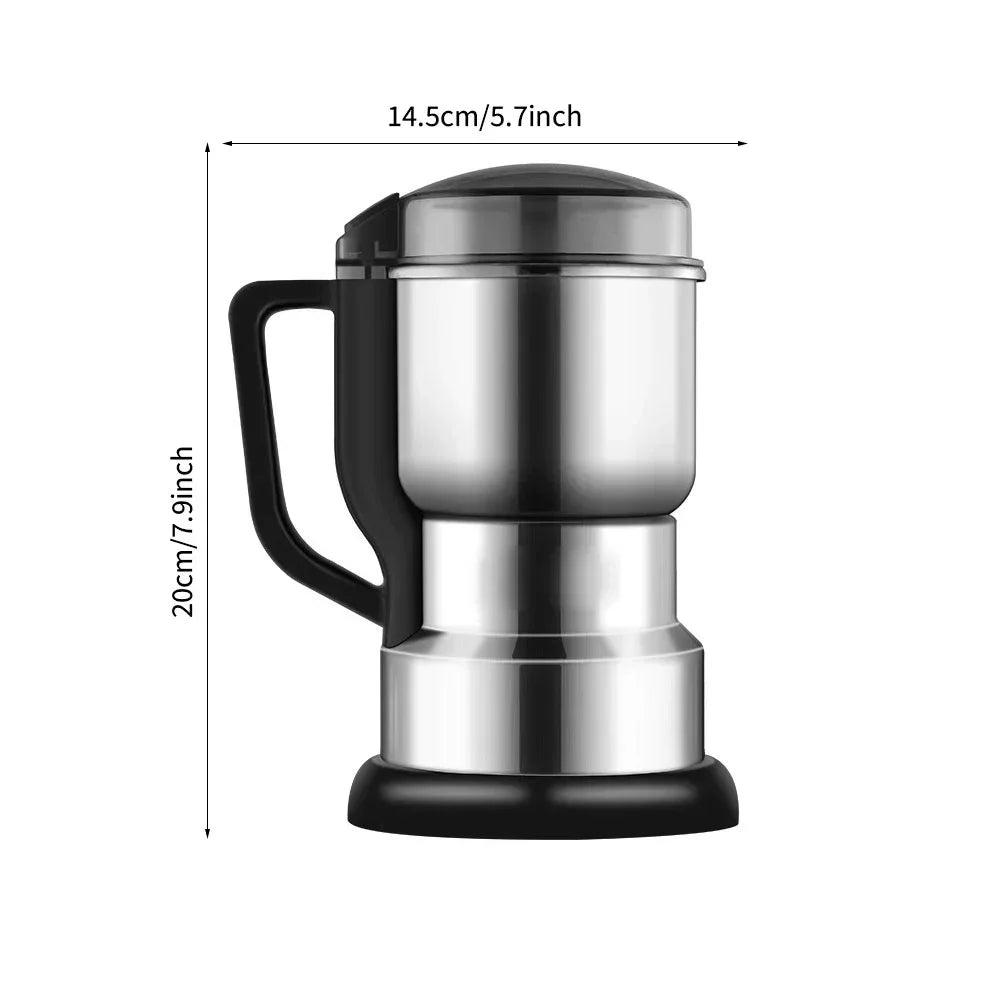 High Power Electric Coffee Grinder Kitchen Cereal Nuts Beans Spices Grains Grinder Machine Multifunctional Home Coffee Grinder