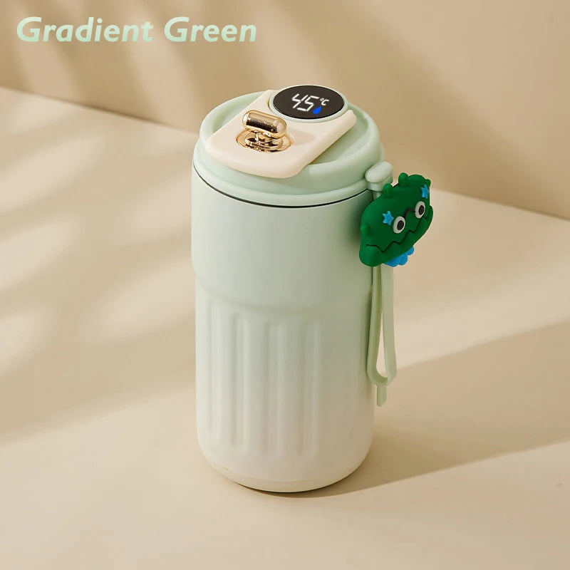 450ml 316 Stainless Steel Intelligent Temperature Display Smart Portable Travel Vacuum Cup Water Coffee Tumbler Thermos Mug