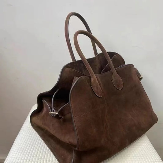 Tote Bag Women'S New Autumn And Winter High-End Niche Design Large-Capacity Retro Commuter Handbag Gift