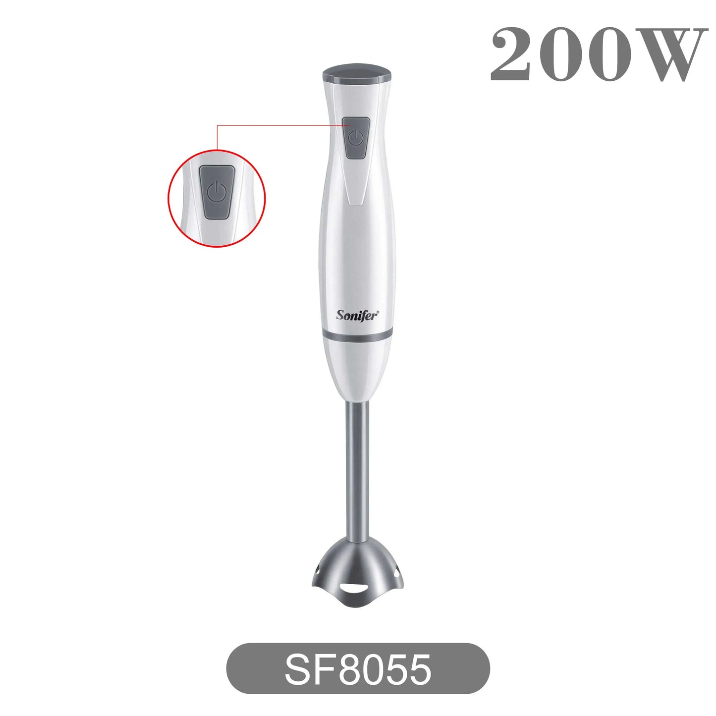 Blender Electric Food Mixer Kitchen Detachable Hand Blender Egg Beater Vegetable Stand Blend Stainless Steel Blade 220V Sonifer